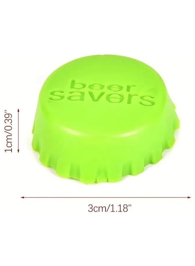 12pcs Reusable Silicone Cap, Sealed Topper for Vinegar, Soy Sauce, Soda,  Practical Stopper for Beverage Bottles, Kitchen Gadgets - Image 2