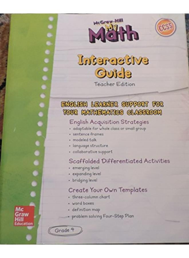 McGraw-Hill My Math Eld Te Grade 4  Ed   1
