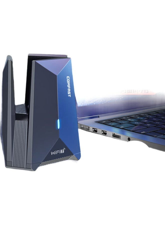 Comfast Cf-987Be Wifi7 Wireless Network Card 6500M Gaming Usb Gigabit Triple Frequency 5G Plug And Play Desktop Computer Laptop Wifi Receiver Transmitter High Speed High Power - Image 2