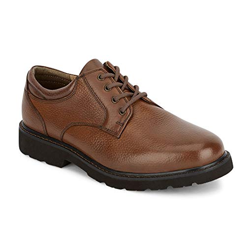Dockers Men's Shelter Plain Toe Oxford,Dark Tan Full Grain Leather,11 M US - Image 4