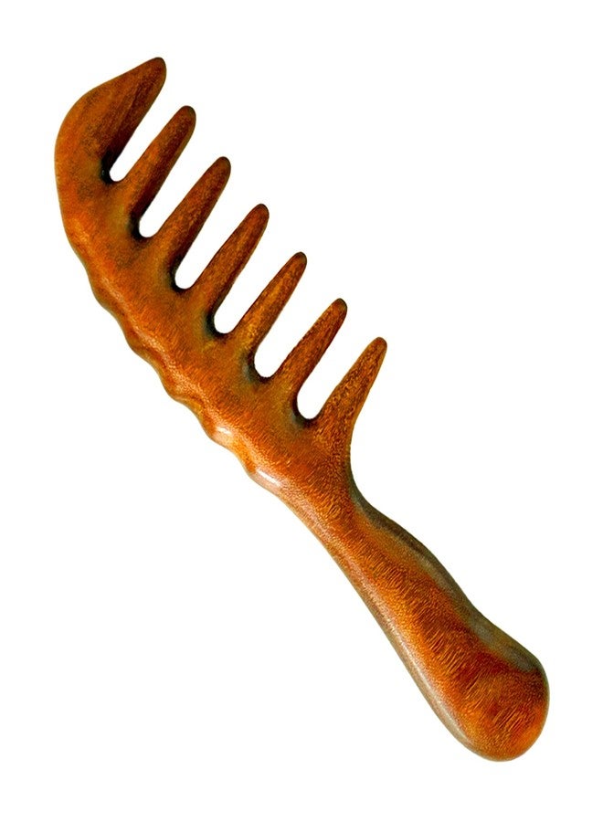 Locsanity Wide Tooth Comb - Large Tooth Detangling Comb for Dreadlocks, Microlocks, Sisterlocks, Curly Hair - Ergonomic Handle for Scalp Care, Tangle-Free Styling, and Professional Grooming - Image 1