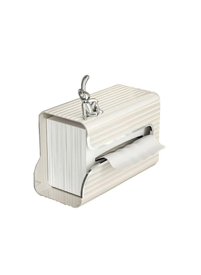 Attractive design wall mounted tissue holder with adhesive - Image 1