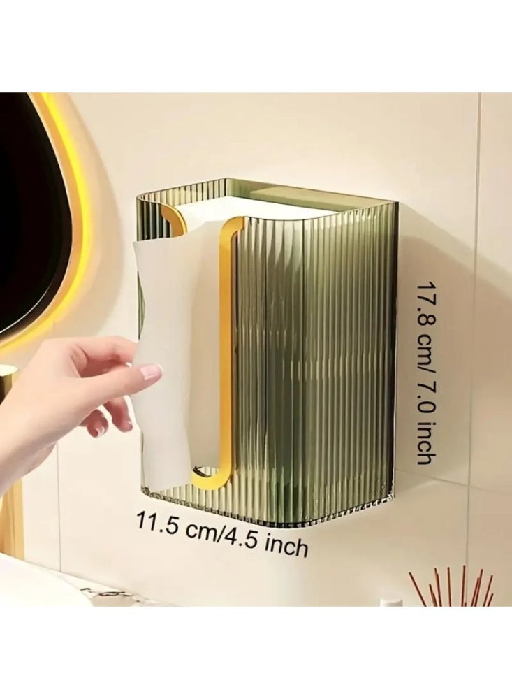 Attractive design wall mounted tissue holder with adhesive - Image 2