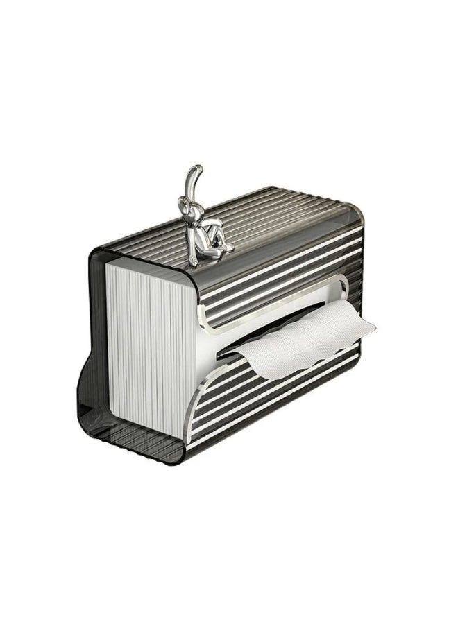 Attractive design wall mounted tissue holder with adhesive - Image 3