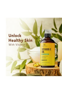 Botanic Hearth Botanic Hearth Vitamin E Oil | 100% Pure and Natural oil for Growth of Nails, Hair, Eyebrows & Eyelashes | 35,000 IU | Hair & Body Oil with Eyebrow & Eyelash Brush| 2 Fl Oz  - Image 3