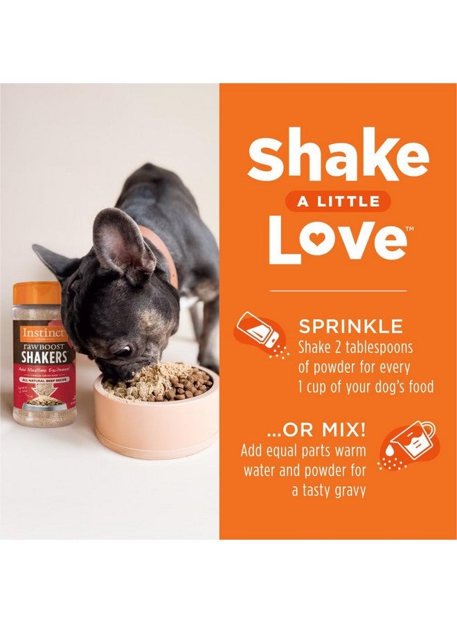 غريزة هزازات إنستينكت رو بوست، مسحوق طعام الكلاب المجفف بالتجميد - لحم بقري، زجاجة ٥٫٥ أونصة - Image 4