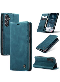 CaseMe For Samsung Galaxy S23 FE Cover,  Magnetic Adsorption Full Body Shockproof Protective Flip Cover, PU Leather Hidden Stand Mobile Phone Case  - Image 1