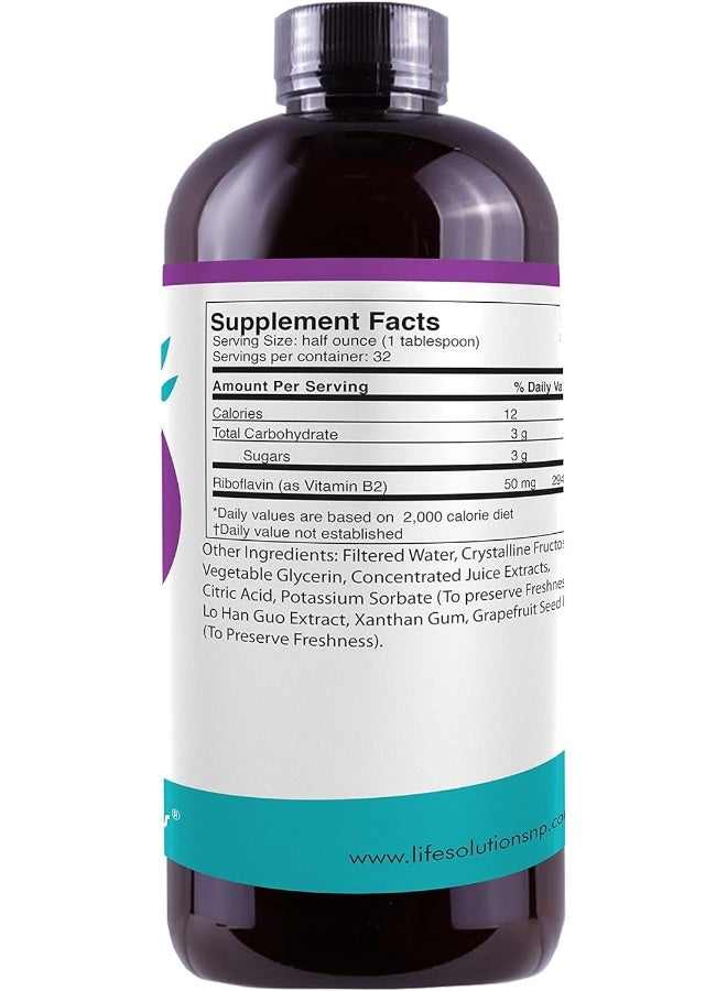 Life Solutions Vitamin B2 Liquid Dietary Supplement for Adults - Image 2