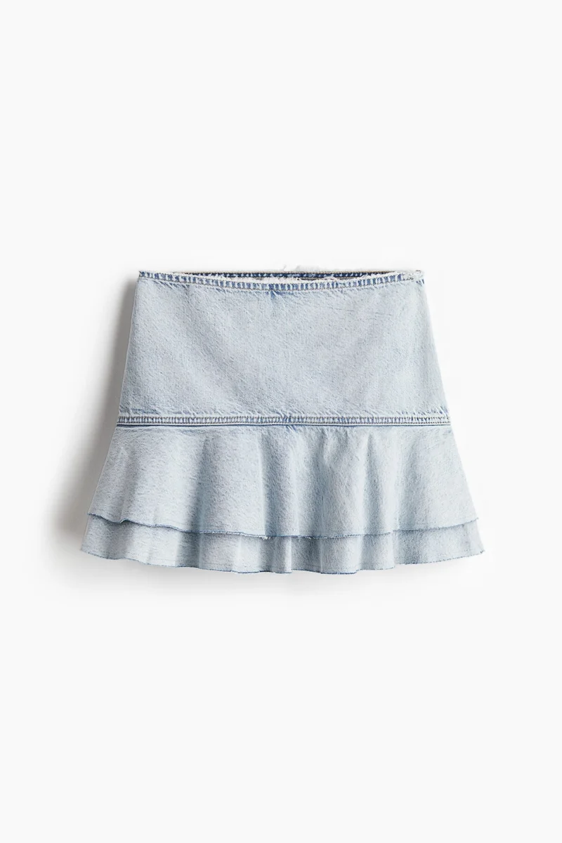 H&M Denim mini skirt