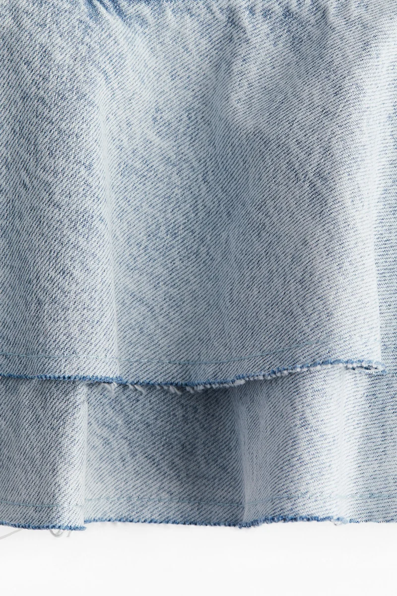 H&M Denim mini skirt