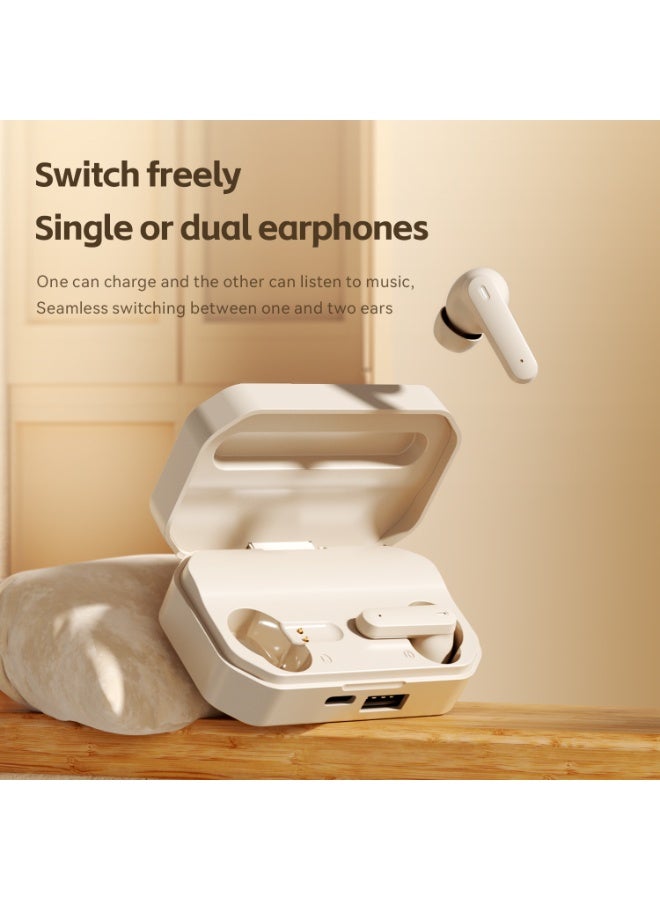 مُوطْمُوك  M154 سماعات لاسلكية, سماعات بلوتوث 6.0 في الأذن مع شاشة LED, سماعات بلوتوث جديدة صغيرة عميقة باس صوت ستيريو, إلغاء الضوضاء للمكالمات الواضحة, سماعات الأذن الخفيفة الوزن في الرياضة, العمل, السفر - Image 4