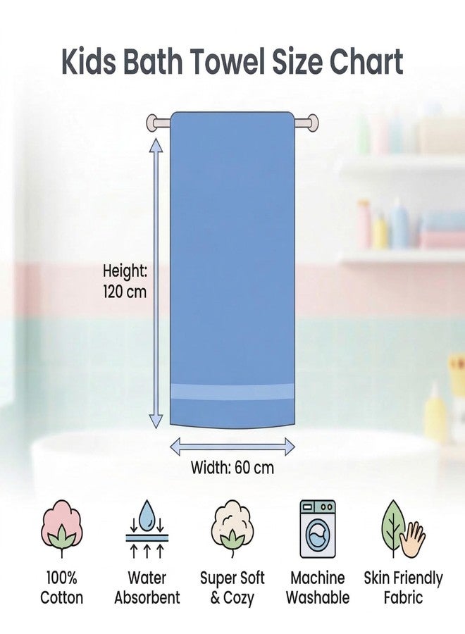 Athom Trendz Athom Living Kids Disney Bath Towel 350 GSM (D4) (DIS-06-7-812Q) - Image 5