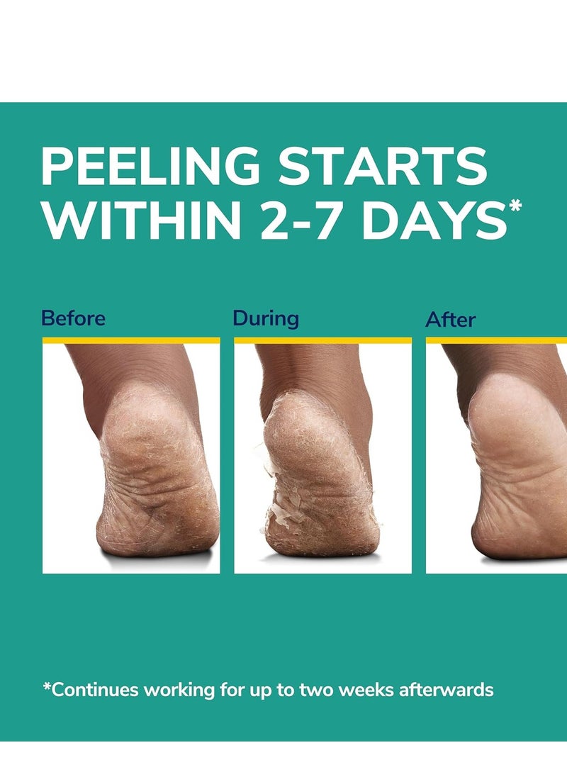 Dr. Scholl's Dr. Scholl's Rough, Dry Skin Ultra Exfoliating Foot Peeling Mask, 3 Pairs Moisturizing Socks Gently Peels and Softens, with Urea, Dry Skin Callus Remover for Feet  - Image 4
