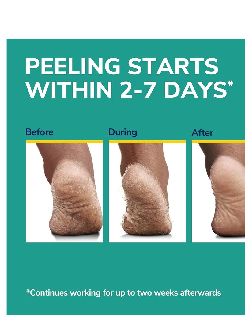 Dr. Scholl's Dr. Scholl's Rough, Dry Skin Ultra Exfoliating Foot Peeling Mask, 3 Pairs Moisturizing Socks Gently Peels and Softens, with Urea, Dry Skin Callus Remover for Feet  - Image 5