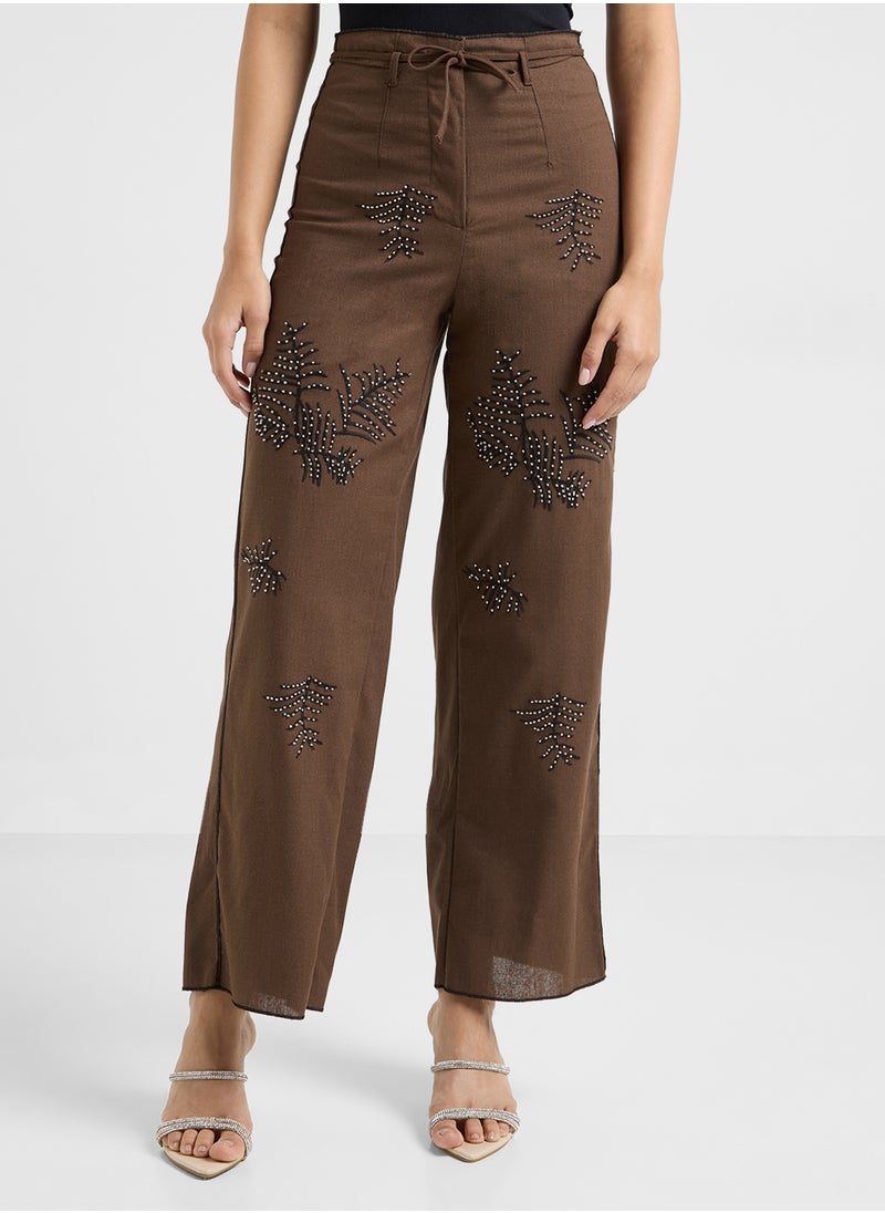 Khizana - Printed Sleeveless Jacket & Pant Set - Image 1