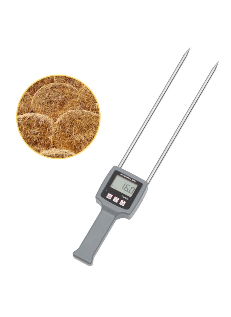 KASTWAVE - TK100H Portable Hay Moisture Tester, Precise & Fast Measurements Hay Moisture Meter With Probe, Moisture Meter Probe for Hay, Froage Grass, Leymus Chinensis, Alfalfa and Other Hays - Image 1