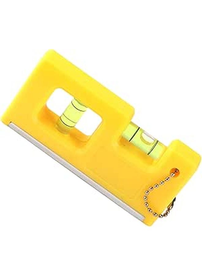 Mini Bubble Level Ruler with Chain High Precision Magnetic Portable Tool for Measuring and DIY - Image 1
