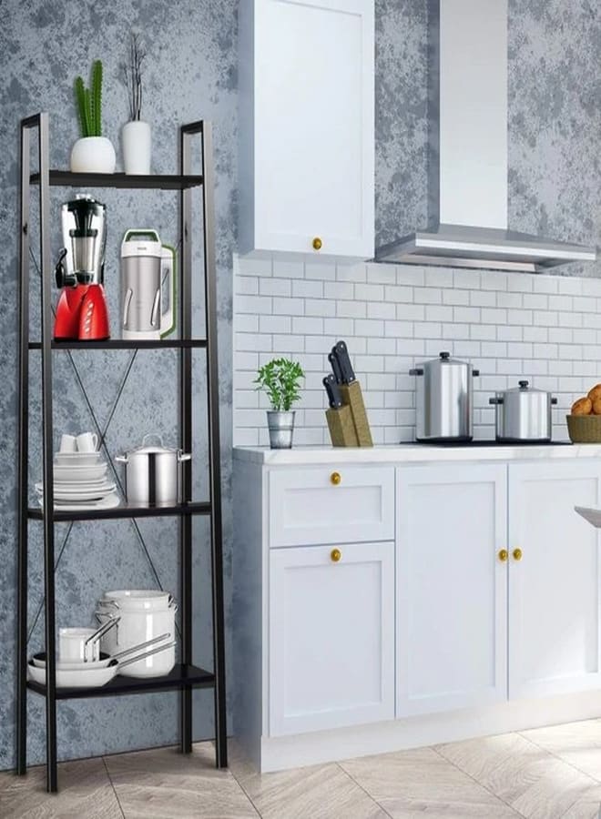 Home Gallery 4-Tiers Freestanding unit shelf Grey - Image 1