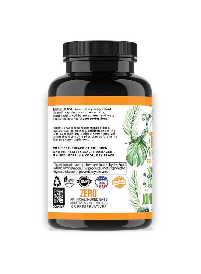Angry Supplements Vegan Turmeric Curcumin with Black Pepper Extract (60 Veggie Capsules-2 Month Supply), 95% Curcuminoids - All Natural Powerful Antioxidant for Joint Support and Relief (1-Bottle) - Image 3