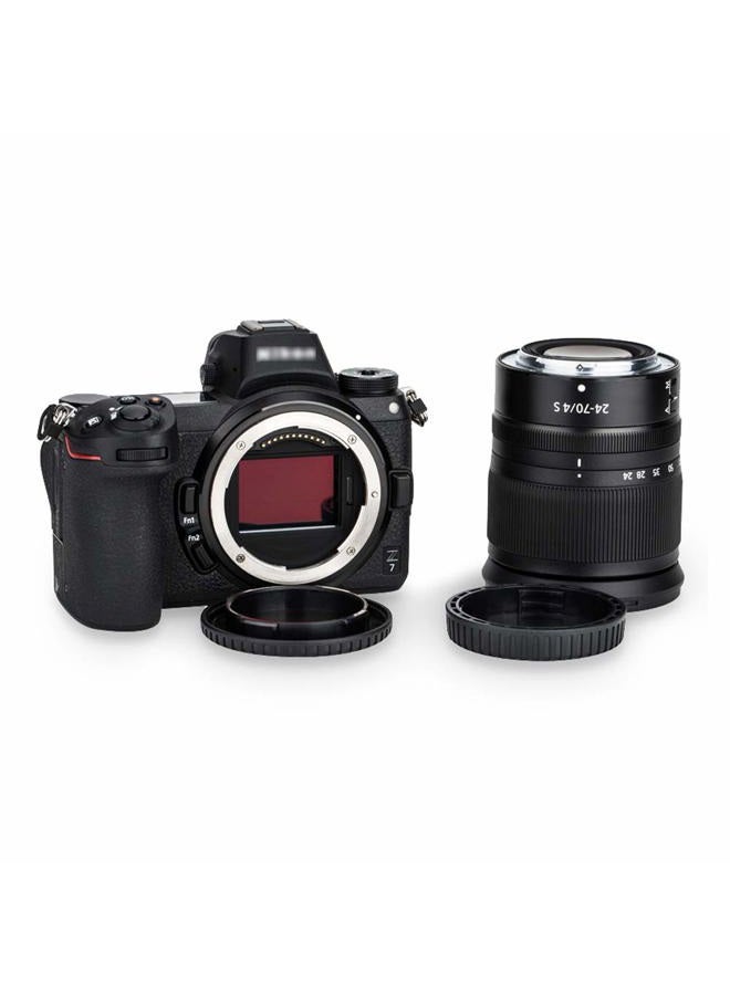 JJC Rear Lens Cap & Body Cap Cover for Nikon Z Mount Camera Z30 Z50 Z5 Z6 Z6 II Z6 III Z7 Z7 II Z9 Z fc Replace LF-N1 Lens Cap & BF-N1 Body Cap -5 Packs - Image 3