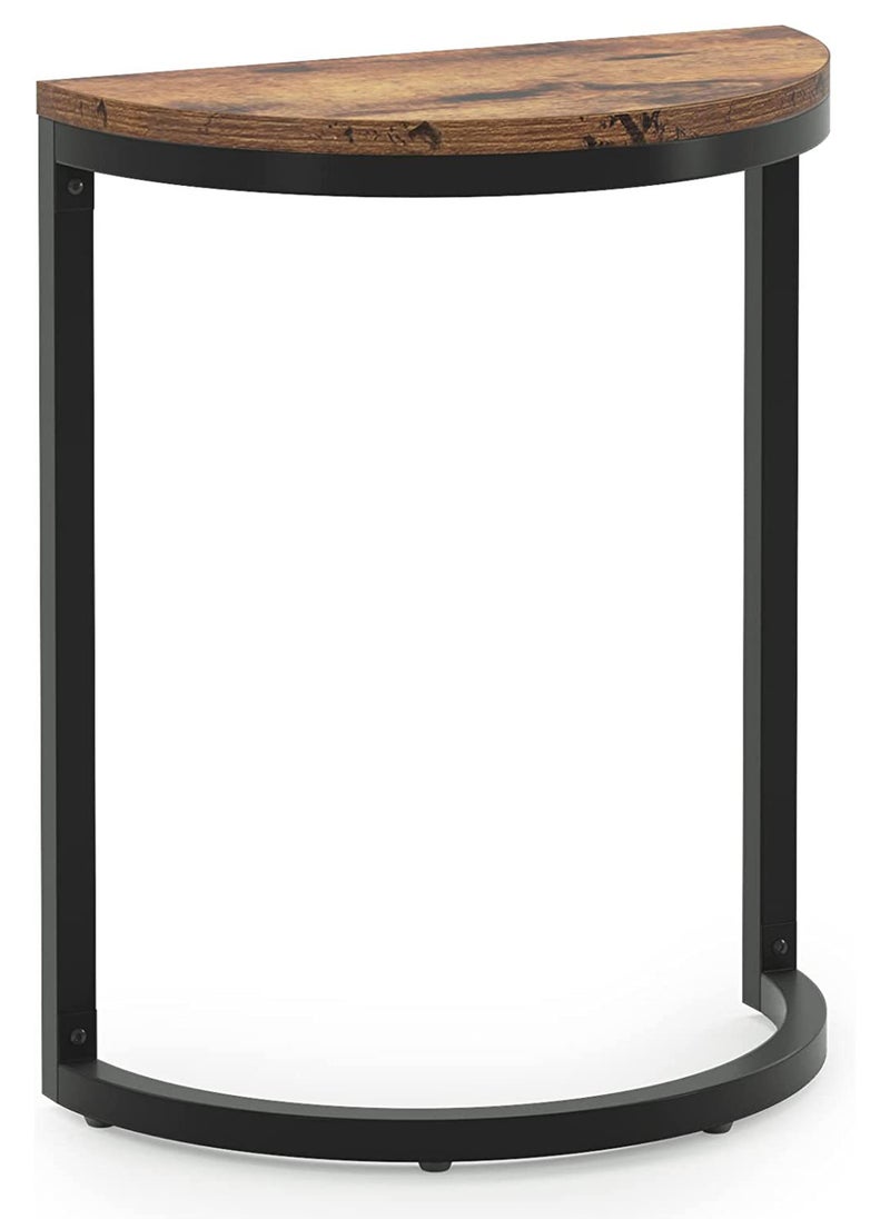 Sharpdo 2 Semi-circular tables, Iron Semi-circular Design Coffee Table,2 Set of,Sofa Side Table,End Table - Image 5