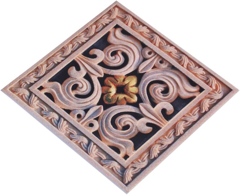 klarako Tile Stickers, 10Pcs Self Adhesive PVC Tile Floor Wall Stickers 3D Decal for Home Decor 12CM*12CM (# 03) - Image 4