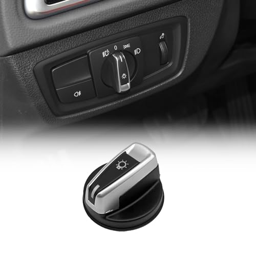 KEVWR غطاء زر مفتاح مصباح الرأس للسيارة بديل متوافق مع BMW 1 3 X1 سلسلة E90 E91 E81 E82 E87 E88، يحل محل OE# 9169405 61319169405 61316932794 - Image 1