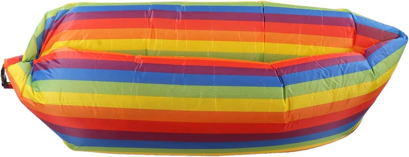 Inflatable Sofa, Portable Inflatable Lounger Couch with Tear Fabric and Storage Bag for Adults Kids, Inflatable Chair for Camping Garden Outdoor Use - Image 2