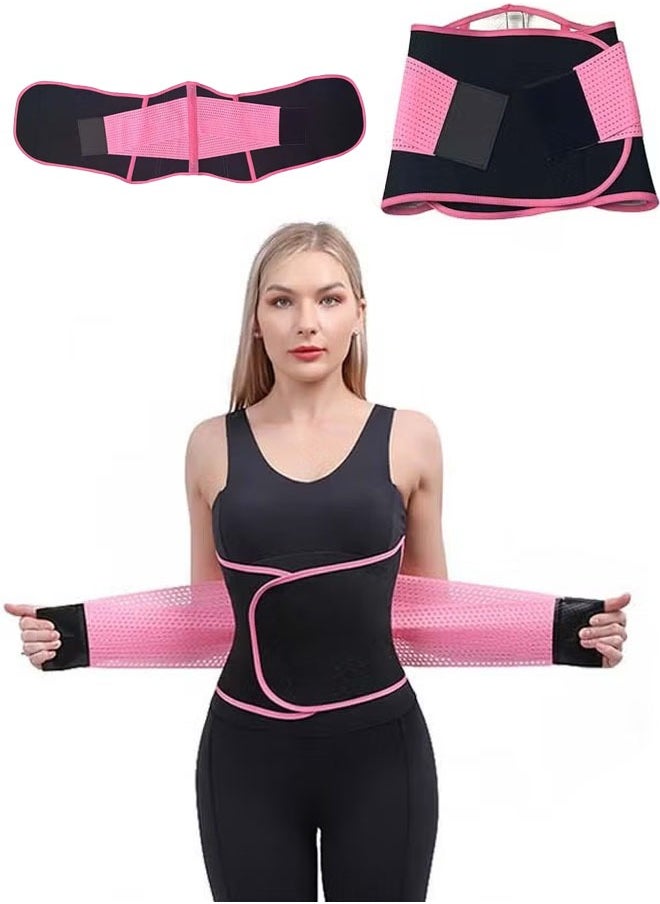 rocooart - Waist Trainer Belt for Women, Sport Girdle Belt, Slimming Sauna Waist Trimmer Belly Band Sweat Sports Girdle Belt, Exercise Belt with Adjustable Straps, Slimming Body Shaper Belt (XL) - Image 1