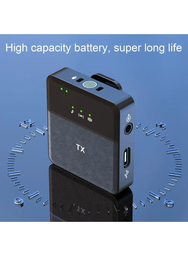 إس إكس مايك وايرلس للموبايل SX8 3×1 بعزل ضوضاء ذكي وصوت نقي – بطارية قوية حتى 10 ساعات – متوافق مع Type-C وiPhone – مثالي لتصوير الفيديوهات والبث المباشر - Image 3