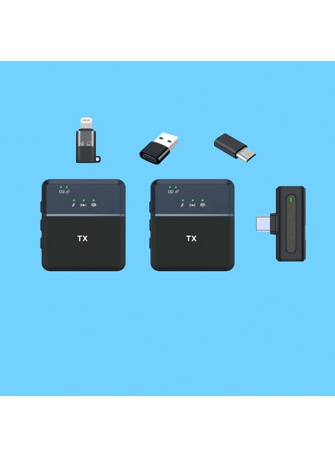 إس إكس مايك وايرلس للموبايل SX8 3×1 بعزل ضوضاء ذكي وصوت نقي – بطارية قوية حتى 10 ساعات – متوافق مع Type-C وiPhone – مثالي لتصوير الفيديوهات والبث المباشر - Image 4