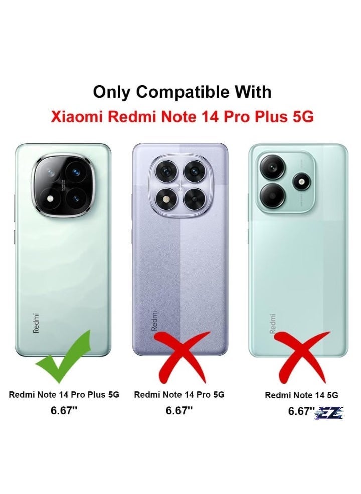 ELTRAZONE Xiaomi Redmi Note 14 Pro Plus 5G Case – Rotational Metal Ring Grip, Kickstand Feature, Magnetic Car Mount Holder, Shockproof TPU Bumper for Ultimate Protection – Slim, Durable Case for Redmi Note 14 Pro Plus 5G - Image 2