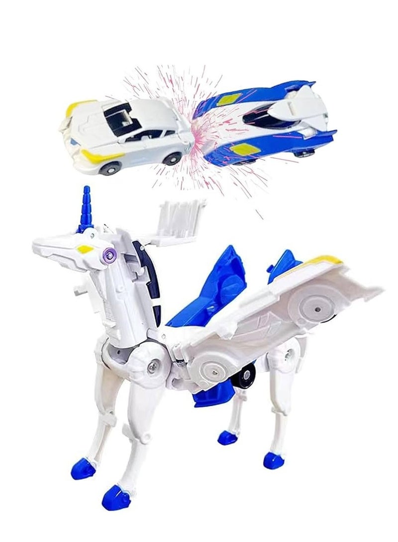Transforming Action Figure Robot Vehicle Car Toy For Kids Automatically Plastic Automatic Deformation Funny As A Gift