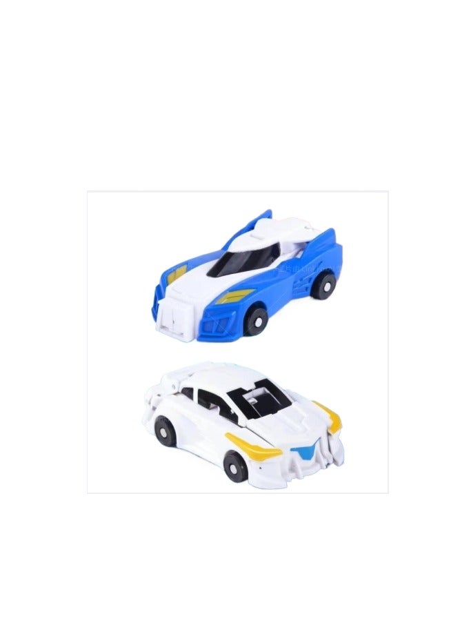 Transforming Action Figure Robot Vehicle Car Toy For Kids Automatically Plastic Automatic Deformation Funny As A Gift