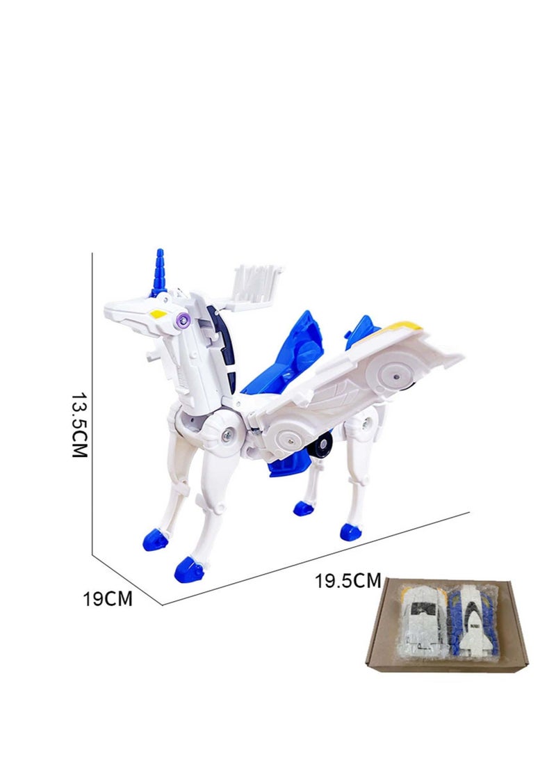 Transforming Action Figure Robot Vehicle Car Toy For Kids Automatically Plastic Automatic Deformation Funny As A Gift