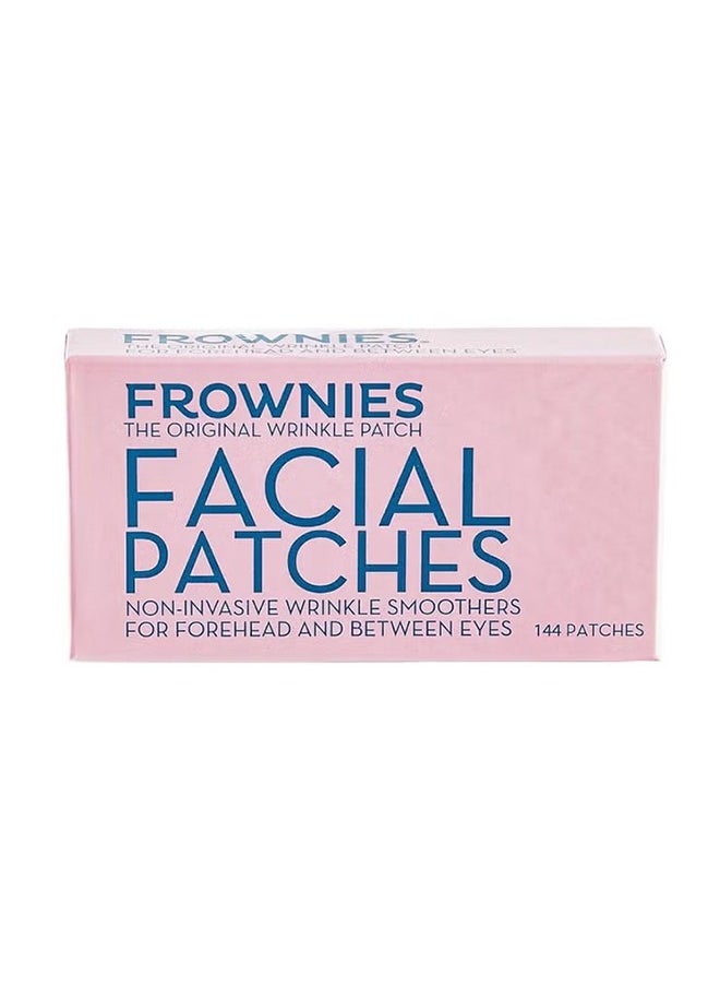 Frownies - The Original Wrinkle Patch, Facial Patches, Hypoallergenic Facial Patches to Smooth & Soften, Corners of Eyes and Mouth, for Overnight Use, 144 Patches - Image 1