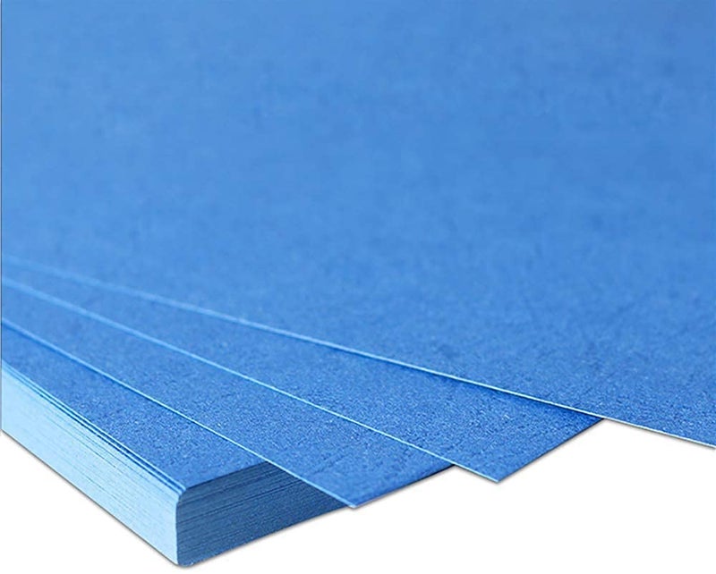 Rayson LBC230G Paper Binding Cover Leather Texture 12 mil Binding Cover 812 x 11 inches Blue Presentation Leathergrain Binding Covers 100Pack - Image 2