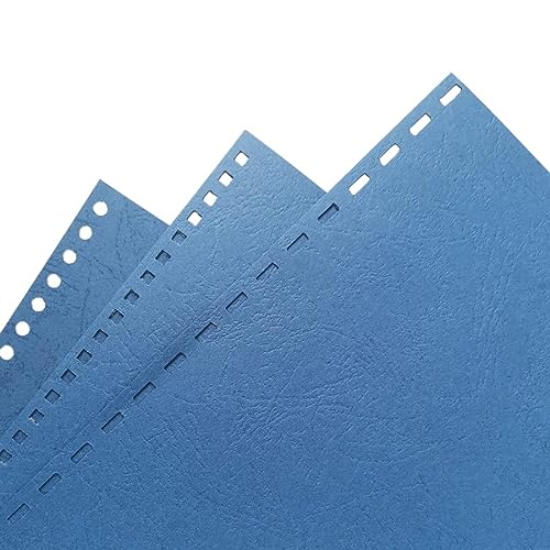 Rayson LBC230G Paper Binding Cover Leather Texture 12 mil Binding Cover 812 x 11 inches Blue Presentation Leathergrain Binding Covers 100Pack - Image 3