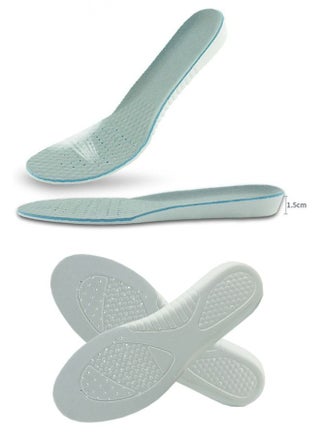 2 Pairs Of Invisible Inner Heightening 1.5 cm Insoles With Multi-Functional Shock Absorption Sweat Absorption And Breathability - pzsku/ZCEAC012DDFDCD99EA198Z/45/_/1671303341/4f919622-fb5b-4178-9479-f0520cd1c658