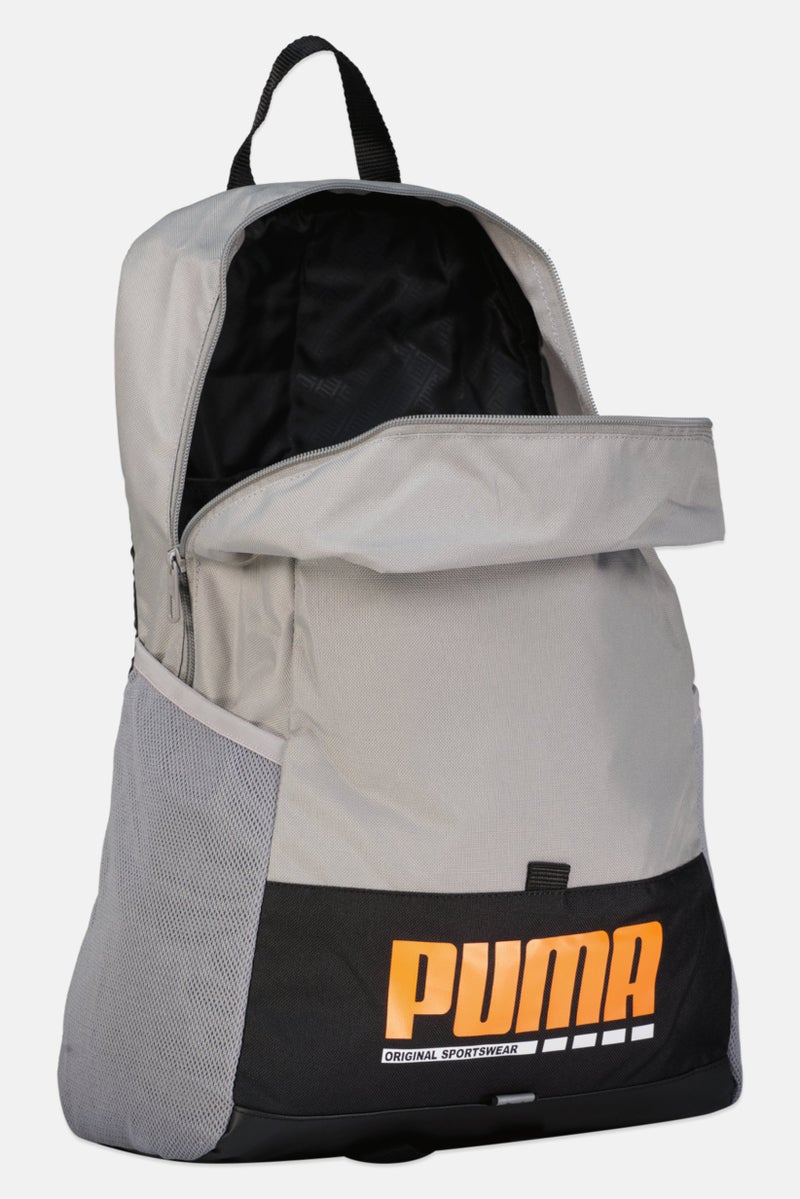 PUMA Men Brand Logo Backpack, Grey - Image 3