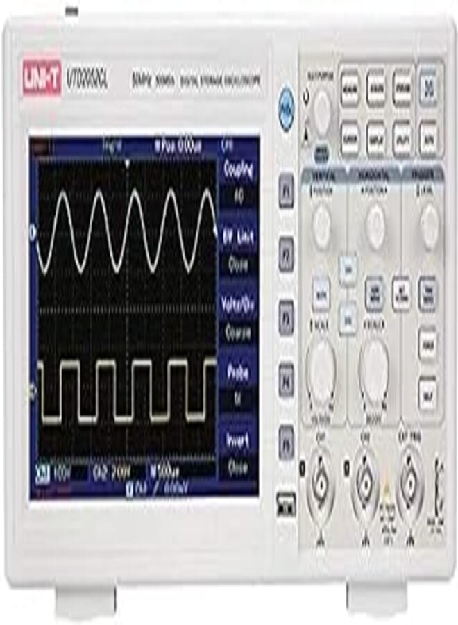 Uni-T UTD2052CL Digital Storage Oscilloscope Is a 2 Channel, 50mhz Bandwidth, 500ms/s Sampling Rate Device