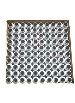Shop & Shoppee Shop & Shoppee 100% Polyester Sewing Threads 100 Tubes(300 M Each) for Sewing, Tailoring, Machine and Hand Stitching Spools Thread (300 m, Pack of 100, White)  - Image 2