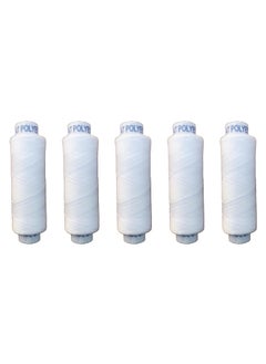Shop & Shoppee Shop & Shoppee 100% Polyester Sewing Threads 100 Tubes(300 M Each) for Sewing, Tailoring, Machine and Hand Stitching Spools Thread (300 m, Pack of 100, White)  - Image 3