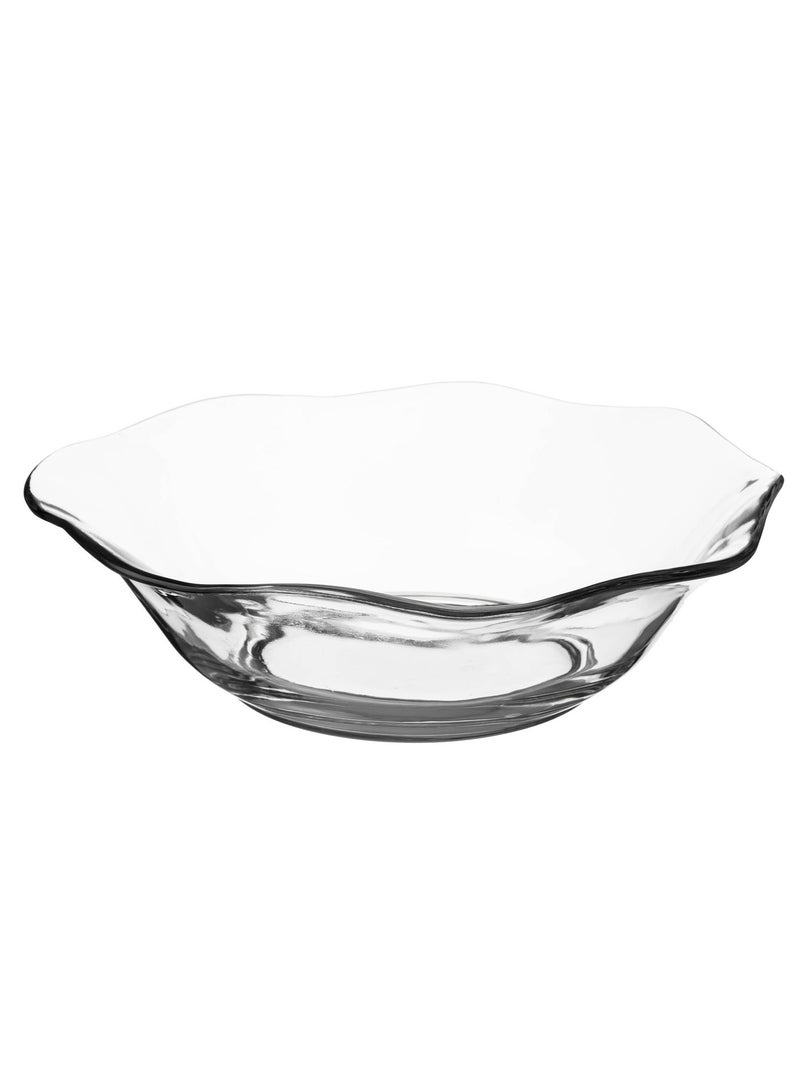 A multi-use glass bowl and a bowl for salad and fruits 32*12 CM - Image 2