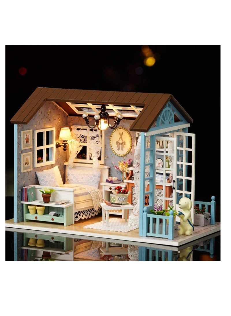 DIY Barbie Dollhouse Miniature Kit with Furniture and Accessories for Kids - Perfect Gift for Boys and Girls - Image 1