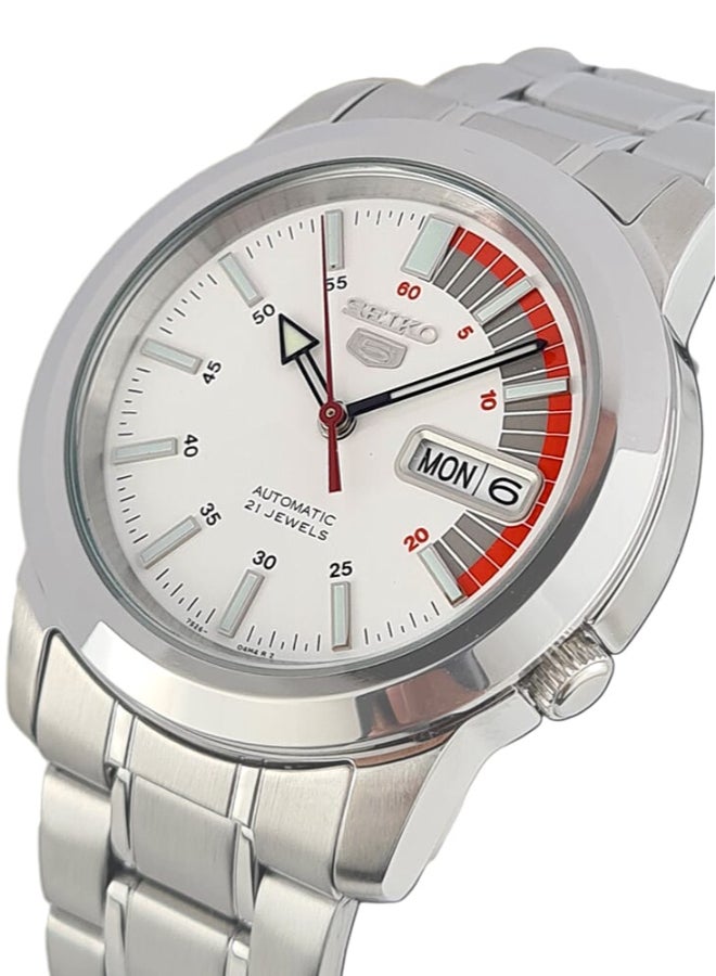 Seiko ساعة كلاسيك 21 جويلز 38 ملم من الستانلس ستيل للرجال SNKK25K1 - Image 2