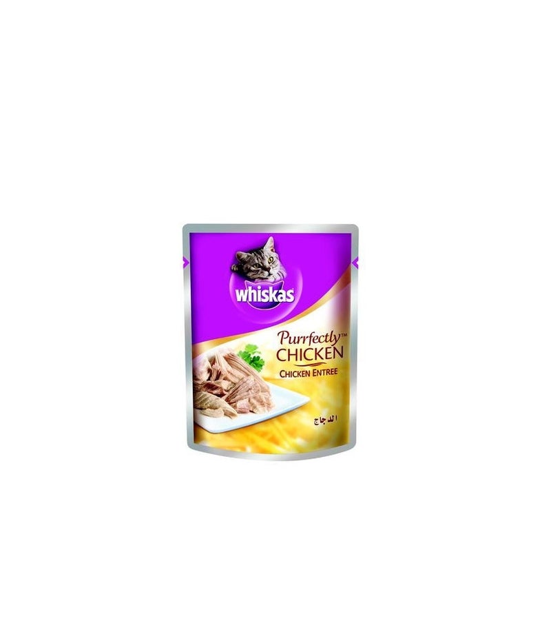 Whiskas Purrfectly Chicken Entrée Wet Cat Food - 85G