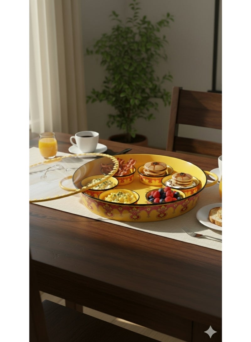 MARS Q Breakfast tray with lid and serving bowls - Image 1