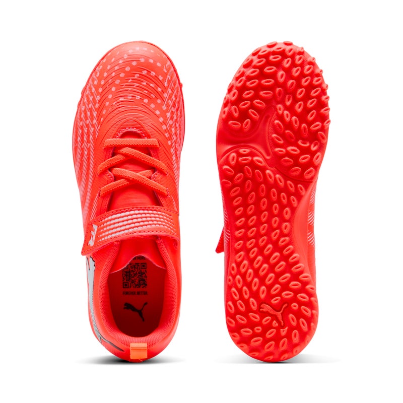 PUMA FUTURE 9 PLAY TT Kids Red Football Boots Youth - Image 4