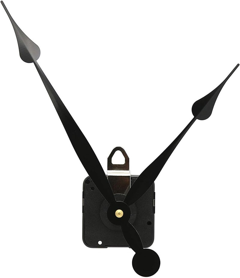 TIKROUND Youngtown 12888 High Torque Quartz Clock Movement Replacement Parts with 235 mm / 9.25 Inch Long Spade Hands - Image 1
